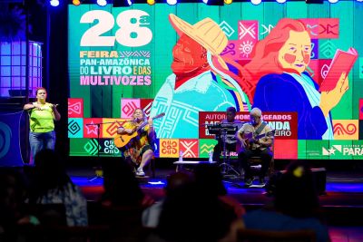 Notícia: Cantores Pedrinho Cavallero e Silvinha Tavares exaltam a música paraense em show da 28ª Feira Pan-Amazônica do Livro
